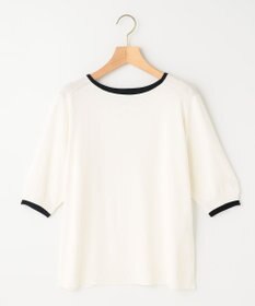 組曲 L 5分袖ニットＴシャツ