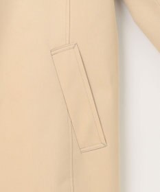 J.PRESS LADIES 【WEB限定カラーあり・撥水】80/2 T/C ツイル ステンカラー ショートコート