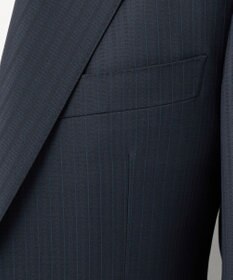 GOTAIRIKU 通年仕様【DORMEUIL/ドーメル】ミレニアル  3ピーススーツ(ネイビー)