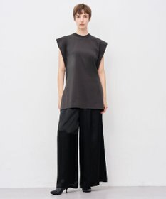 uncrave アセテートヴィンテージサテン ワイドパンツ