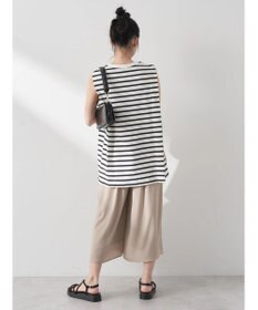 earth music&ecology ボクシーノースリーブチュニック