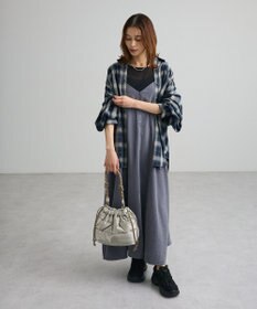 Green Parks 多釦ピーチキャミワンピース