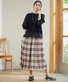 自由区 ハイツイストコットンアセテートプルオーバー ニット