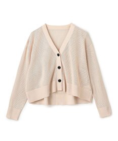 UNFILO メッシュニット カーディガン