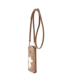 IBIZA アニマーダ　牛革　スマートフォンポシェット（ネコ）