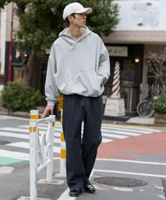 WEGO 【ユニセックス着用ITEM/XSSMLサイズ展開/ウエストゴム】ユルフィットコットンイージーパンツ