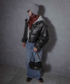 WEGO プレートデザインハトメバッグ