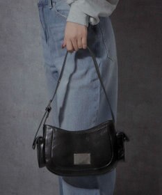 WEGO プレートデザインハトメバッグ