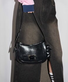 WEGO プレートデザインハトメバッグ