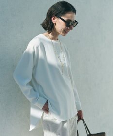 UNFILO ジョーゼット ラウンドテール プルオーバー