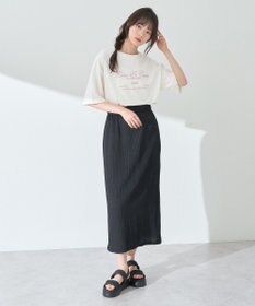 earth music&ecology 選べる丈カットナロースカート