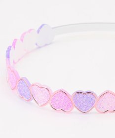 ANY KIDS キラキラ ハート カチューシャ