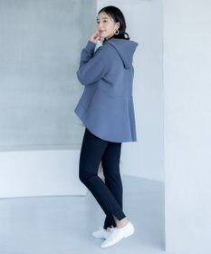 組曲 S 【洗える・ウエストゴム仕様】ハイパワーストレッチサイドスリット パンツ