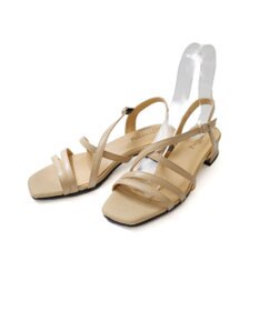 Pointer 日本製 本革ラインストラップサンダル