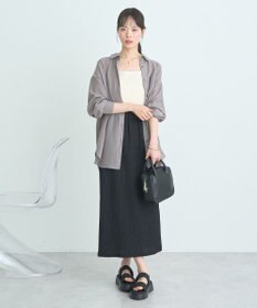 earth music&ecology 選べる丈カットナロースカート