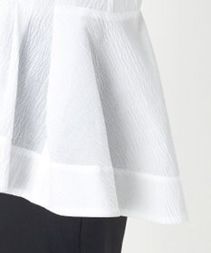 23区 【エステータ】サッカーオーガンジー タックブラウス