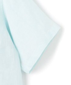 23区 L 【Oggi7月号掲載/洗える】LIBECOリネン クロップド デザイン シャツ