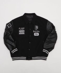 WEGO 【25年秋冬新作/ユニセックス着用ITEM/SMLサイズ展開】メルトンワッペンスタジャン