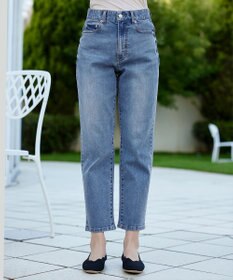 Tiaclasse 【安田美沙子さん着用・洗える】ストレッチストレートデニム