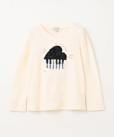 ANY KIDS ミラクルスパンコール長袖Tシャツ