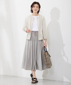 J.PRESS LADIES S 【洗える】ジャージー フレアースカート