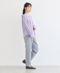 earth music&ecology フロントタックブラウス