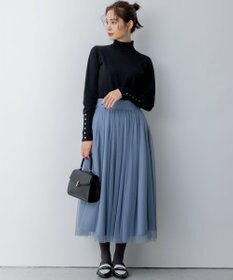 組曲 ルーズフィットタートル ニット