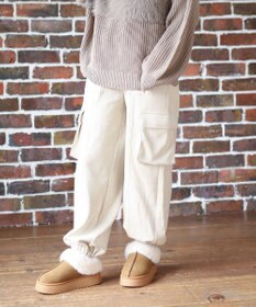 Green Parks ・ＳＵＧＡＲ　ＳＰＯＯＮスエードポンチカーゴパンツ