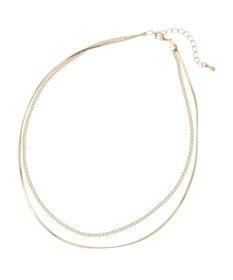 AMERICAN HOLIC 2連ワイドチェーンネックレス