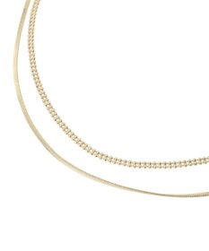 AMERICAN HOLIC 2連ワイドチェーンネックレス