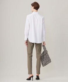 ICB 【洗える】コットンナイロンタイプライター デザインカラーブラウス