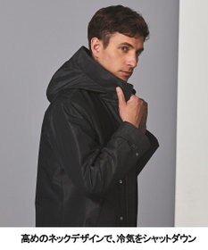 GOTAIRIKU 【シーンレスに対応】ブライトシャンブレーミリタリーパーカ コート