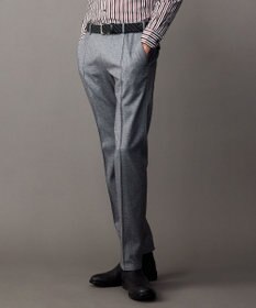 JOSEPH ABBOUD 【ウエストも伸びる！/ストレッチ/弱撥水】フランネルジャージ コンフォートパンツ