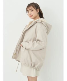 earth music&ecology マルチウェイマウンテンパーカー（ファー）