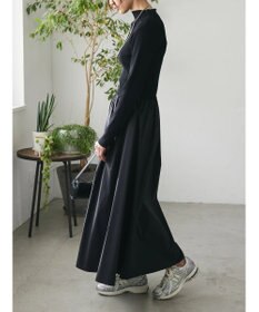 Green Parks AnriettMusee  リブニットドッキングワンピース