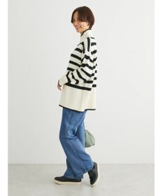 Green Parks 洗える　バックスリットニットプルオーバー