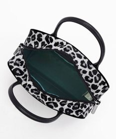 LeSportsac SQUARE TH CROSSBODY/アップタウンレオパード/ブラック