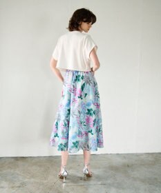 GRACE CONTINENTAL フルーツ刺繍フレアスカート