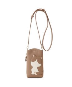 IBIZA アニマーダ　牛革　スマートフォンポシェット（ネコ）