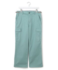 J.PRESS YORK STREET 【UNISEX】サテンストレッチ イージーカーゴパンツ