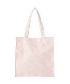 Maison de FLEUR リボンレースブランドロゴ刺繍スクエアトート
