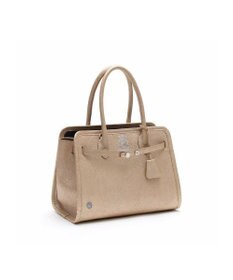 A.D.M.J. 【牛革】メタリックレザー/ヘリ巻きベルトトートM(Dカン+)