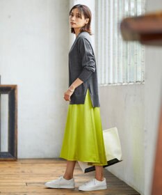 ICB 【洗える】 コンパクトウール Vネックプルオーバー