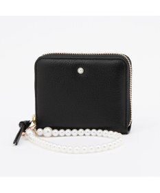 UNBILLION ペルケ perche / パール調ストラップ・ジャバラカードウォレット