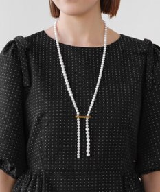 TOCCA RANDOM PEARL LARIAT NECKLACE ネックレス