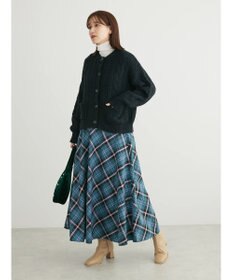 Green Parks ・Ｐｅｔｉｔ　Ｆｌｅｕｒ　バイヤスチェックフレアスカート