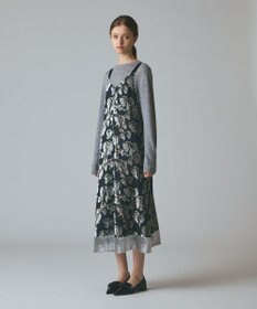 GRACE CONTINENTAL リボンオパールドレス