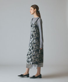 GRACE CONTINENTAL リボンオパールドレス