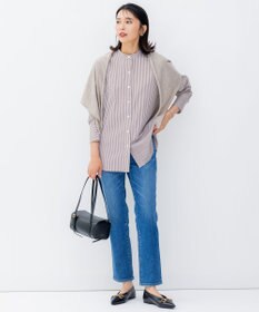 23区 L 【洗える】CANCLINI バンドカラー シャツ