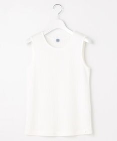 J.PRESS LADIES 【洗える】リブ ノースリーブ カットソー